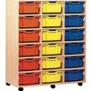 18 Tray Deep Mobile Storage