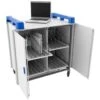 LapCabby 16V - 16 Vertical Laptop Store And Charging Trolley