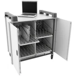 LapCabby 20V - 20 Vertical Laptop Store And Charging Trolley