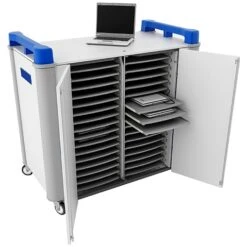LapCabby 32H - 32 Horizontal Laptop Store And Charging Trolley