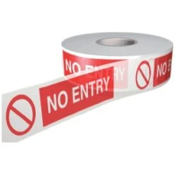 No Entry Barrier Tape