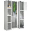Clear Door Lockers With Active Coat