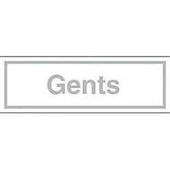 Clearview Gents Sign