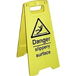 Danger Slippery Surface Floor Sign