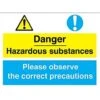 Danger Hazardous Substances Please Observe The Correct Precautions