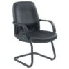 Canasta Leather Look Visitor Chair