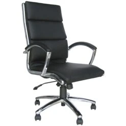 Formosa Enviro Leather Chair Black