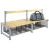 Low Back Cloakroom Bench Seat