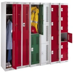 Store-It Perforated Door Metric Lockers With ActiveCoat