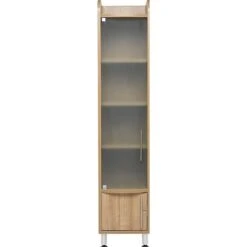 Trilogy Tall Narrow Glass Cupboard