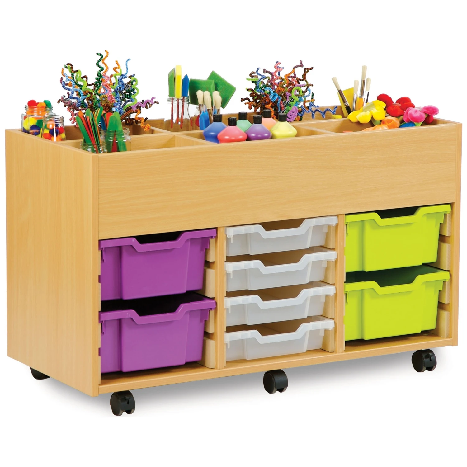 Art Storage 8 Tray Kinderbox Unit 1 Art Storage 8 Tray Kinderbox Unit