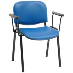 ISO Lexaire Vinyl Conference Armchairs Black Frame