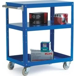 3 Shelf Reversible Tray / Shelf Trolleys