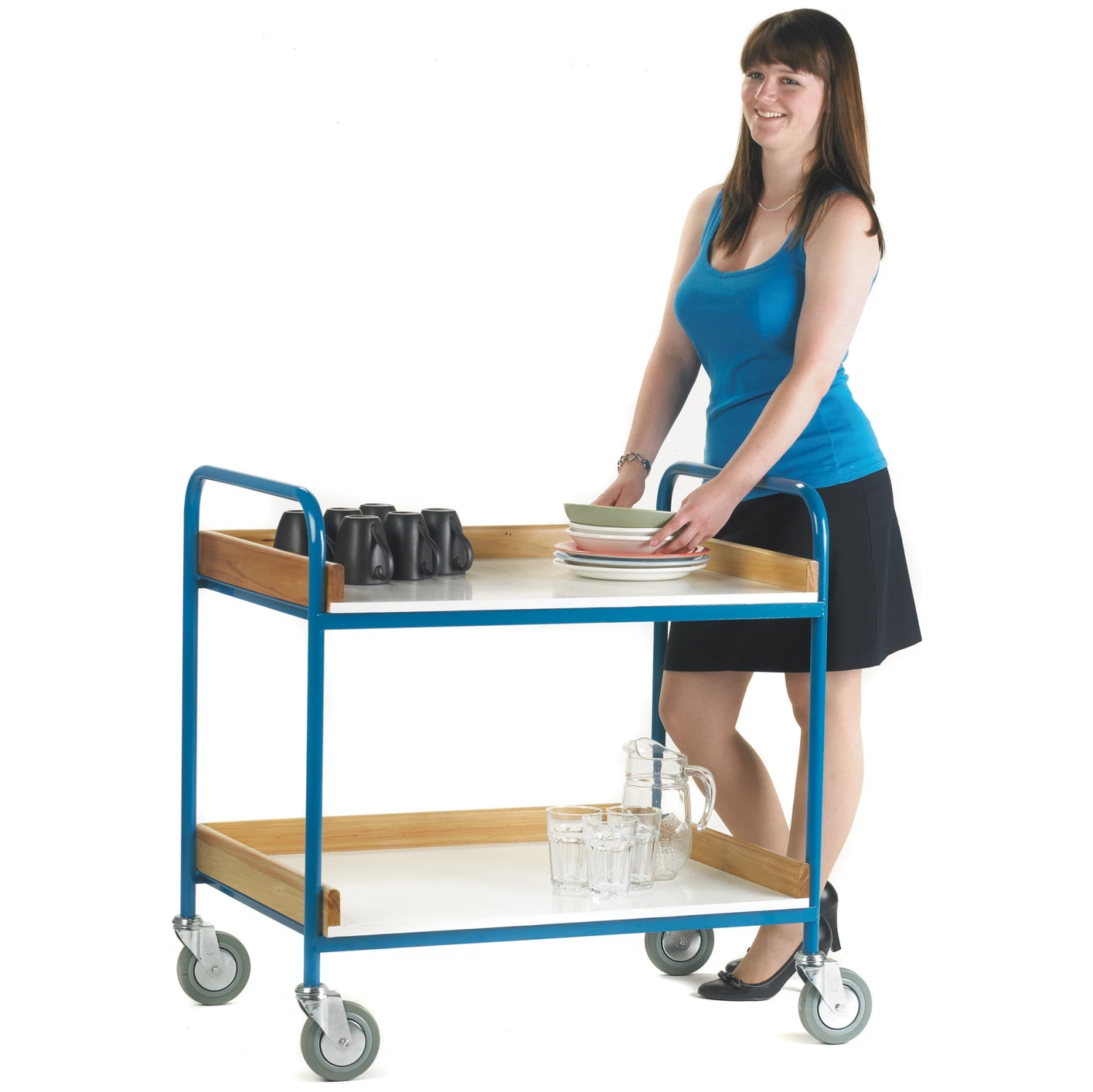 Melamine Tray Trolleys 1 Melamine Tray Trolleys