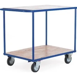 High Capacity 2 Shelf Budget Trolley