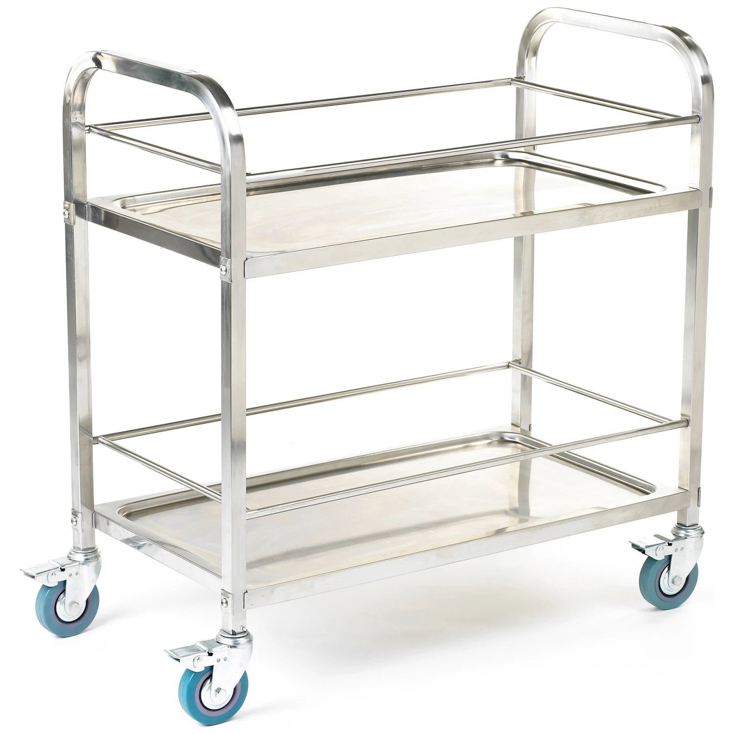 2 Shelf Stainless Steel Trolley 1 2 Shelf Stainless Steel Trolley