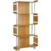 Spectrum Oak Real Wood Veneer Bookcase