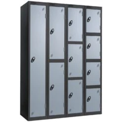 Black Carcass Premium Lockers With ActiveCoat