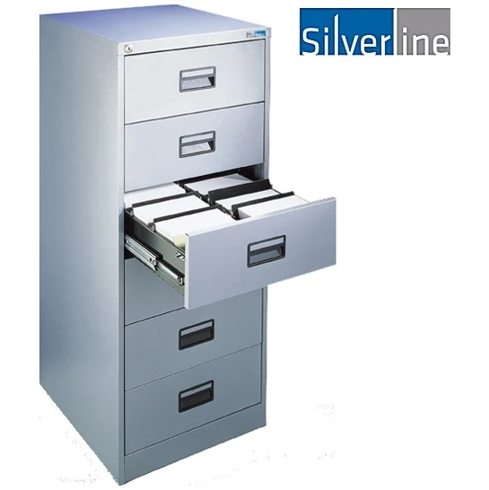 Silverline Media & Card Index Filing Cabinets 1 Silverline Media & Card Index Filing Cabinets