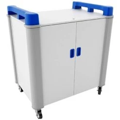 LapCabby Connect 16V - 16 Vertical Laptop Store And Charging Trolley