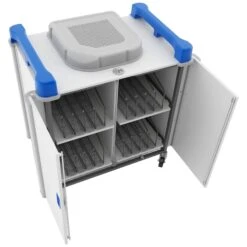 LapCabby Up-Link - Vertical Laptop Store And Charging Trolleys
