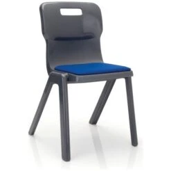 Titan One Piece Classroom Chair With Seat Pad