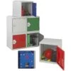 Store-It Cube Coin Return Lockers With ActiveCoat