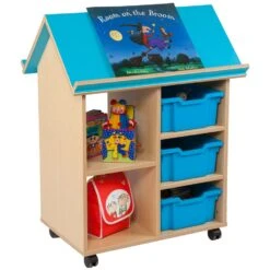 Bubblegum Book House With Trays