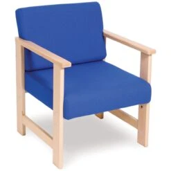 Heavy Duty Solid Beech Reception Armchair