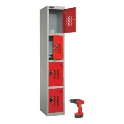 Premium Power Tool Charge Lockers With ActiveCoat