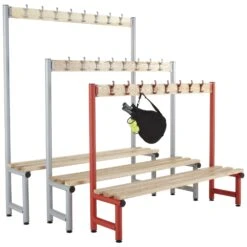 Education Cloakroom Hook Benches With Active Coat