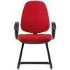 Pledge Topaz High Back Cantilever Visitor Chair