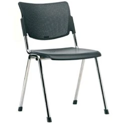 Pledge Mia Polypropylene 4 Leg Conference Chair