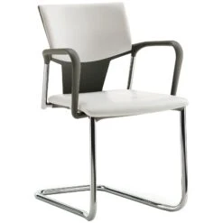Pledge Ikon Upholstered Cantilever Conference Armchair