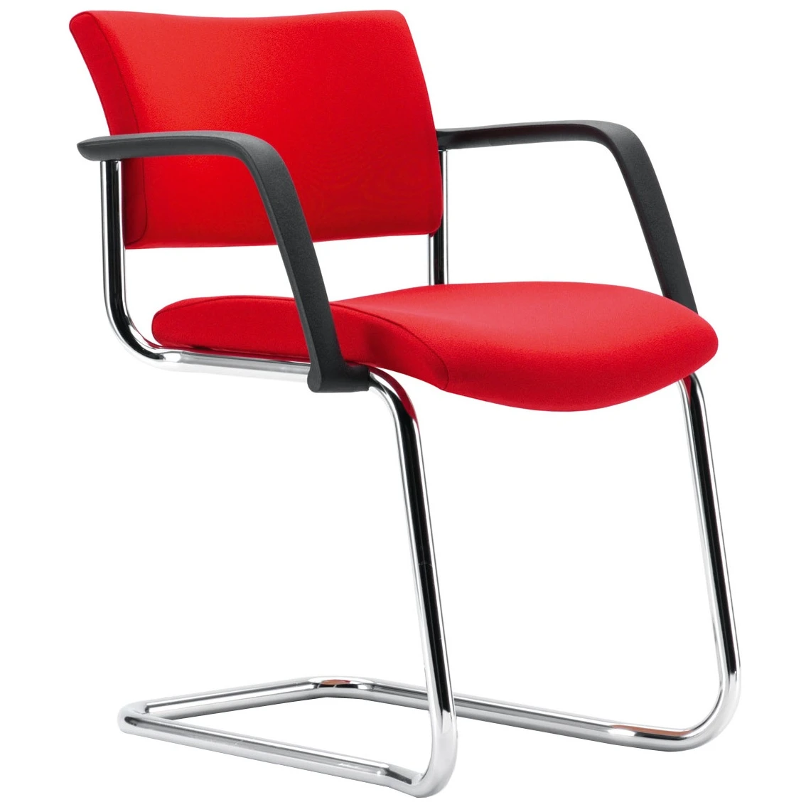 Pledge Arena Square Back Stackable Cantilever Conference Chair 1 Pledge Arena Square Back Stackable Cantilever Conference Chair