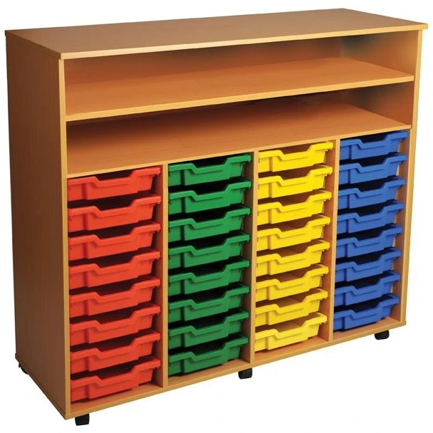 32 Tray Quad Bay Mobile Storage Unit 1 32 Tray Quad Bay Mobile Storage Unit