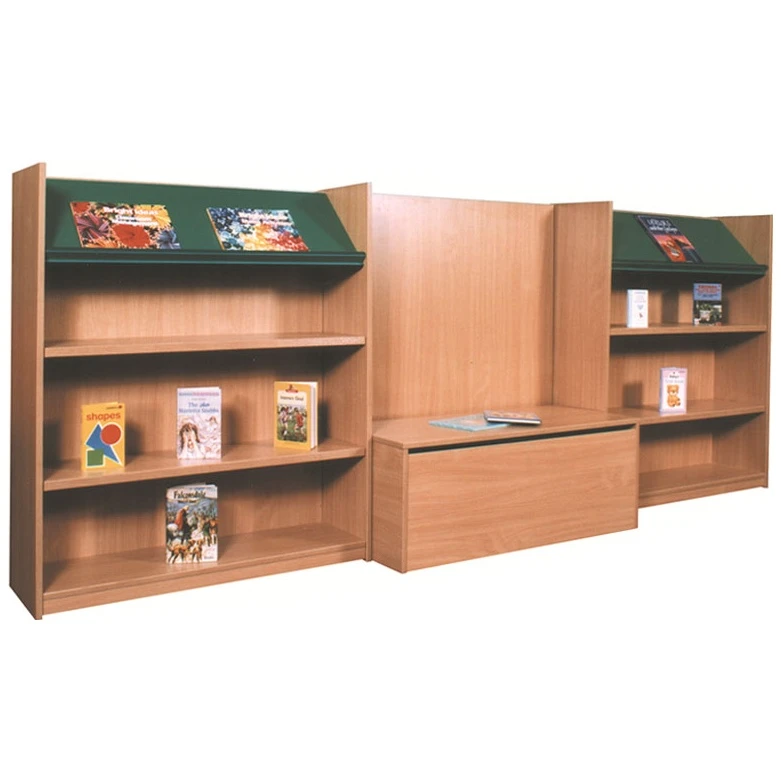 Nexus Library Bench Seat Combination Bookcases 1 Nexus Library Bench Seat Combination Bookcases