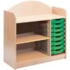 Stretton 8 Tray Storage Unit With Adjustable Shelf