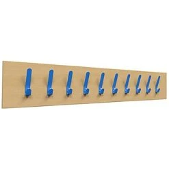 Single Colour Classroom Coat Hook Rails