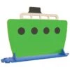 Green Boat Room Divider