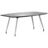Black Lumina High Gloss Boardroom Table