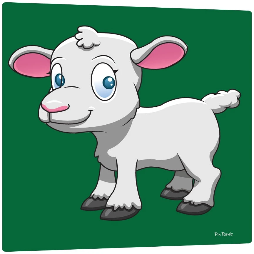 Pin Panelz Primary Graphics Tilly Lamb 1 Pin Panelz Primary Graphics Tilly Lamb