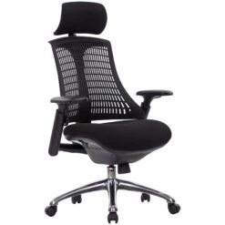 Flash Ergonomic Task Chair With Headrest