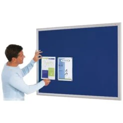 Eco-Friendly Aluminium Effect Frame Noticeboards