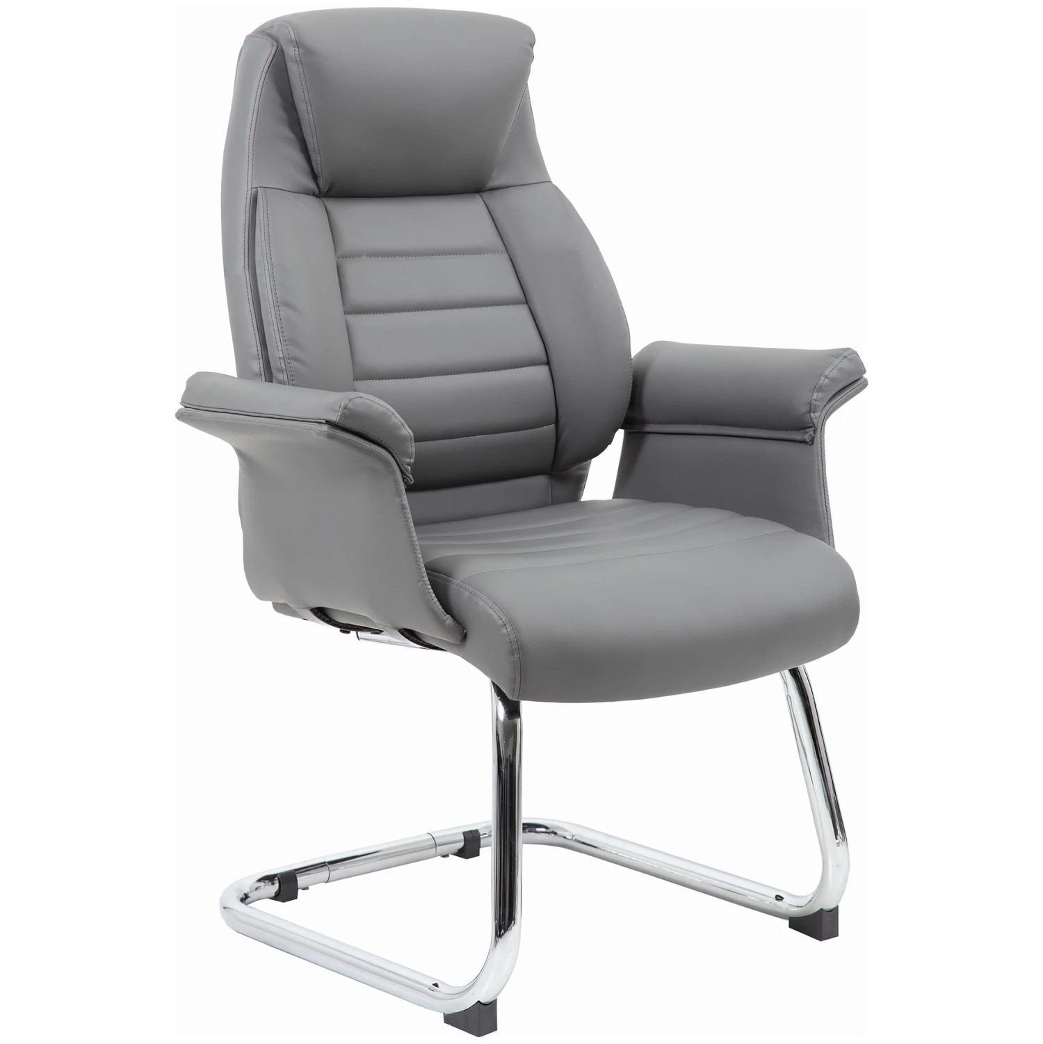 Jersey Executive Leather Faced Visitor Armchairs 1 Jersey Executive Leather Faced Visitor Armchairs