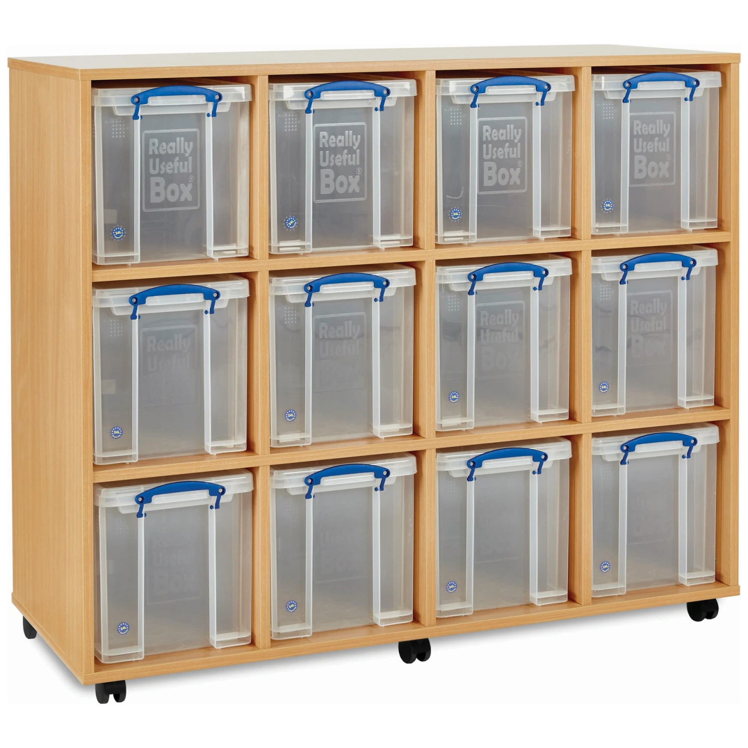 Really Useful Box Combination Storage Unit 12 X 24L 1 Really Useful Box Combination Storage Unit 12 X 24L
