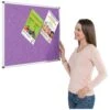 Eco-Colour Aluminium Framed Resist-A-Flame Noticeboards
