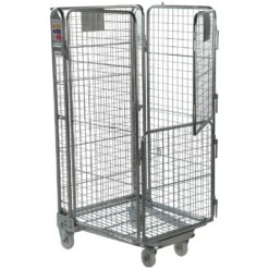 4 Sided Split-Gate A-Base Nestable Roll Pallets