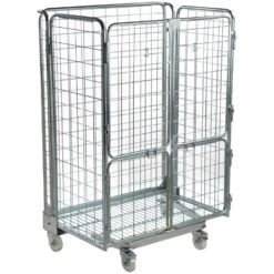 4 Sided Jumbo A-Base Nestable Roll Pallets