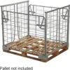 Galvanised Stackable Retention Units With 2 Removable Gates
